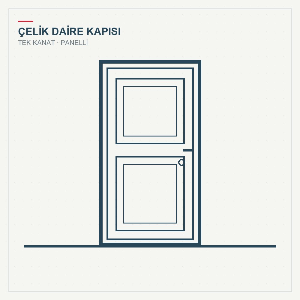 Çelik Daire Kapısı
