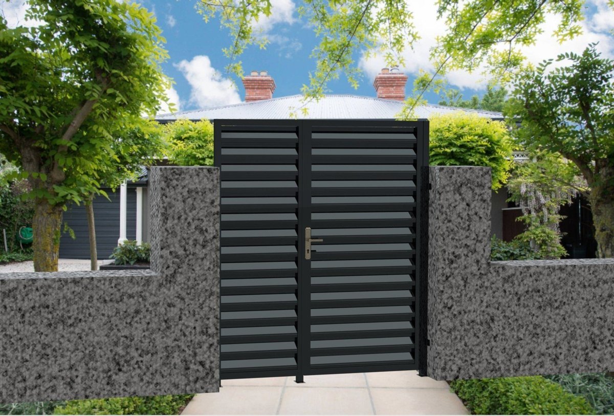 Çift Kanatlı Panjur Bahçe Kapısı (2 x 2 m)