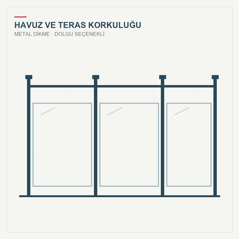 Havuz ve Teras Korkuluğu