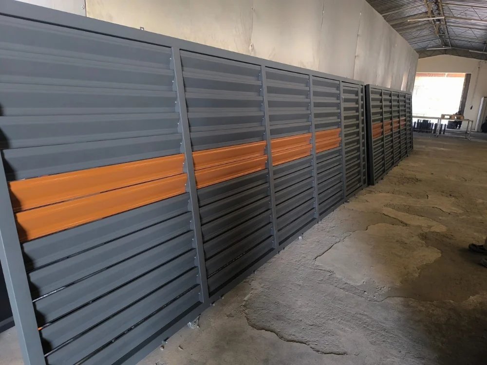 Raylı Sürgülü Otomatik Garaj ve Bahçe Kapısı (5,5 x 1,8 m) - görsel 4